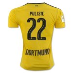 Borussia Dortmund Home Soccer Jersey 2016-17 PULISIC 22