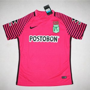 Atlético Nacional Away Soccer Jersey 2017/18 Pink 70th Anniversary