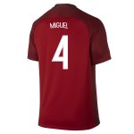 Portugal Home Soccer Jersey 2016 MIGUEL #4