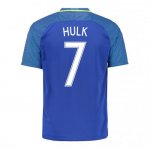 Brazil Away Soccer Jersey 2016 Hulk 7