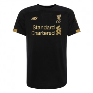 Liverpool Goalkeeper Black Soccer Jerseys Shirt 19-20
