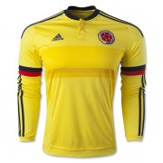 Colombia LS Home Soccer Jersey 2015