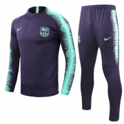 2018/19 Barcelona VaporKnit Strike Training Top Purple and Pants