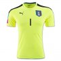 Italy Yellow Goalkeeper Jersey Euro 2016 Buffon #1