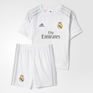Kids Real Madrid Home Soccer Kits 2015-16(Shirt+Shorts)