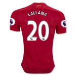Liverpool Home Soccer Jersey 2016-17 20 LALLANA