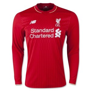 Liverpool Home Soccer Jersey 2015-16 LS