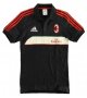 AC Milan Black Core Polo T-Shirt Replica
