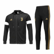 2018-19 Juventus Hoody Black and Pants