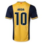 13-14 Atletico Madrid #10 Arda Away Soccer Jersey Shirt