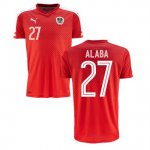 Austria Home Soccer Jersey 2016 27 Alaba