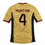 13-14 AC Milan #4 Muntari Away Golden Jersey Shirt