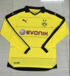 Dortmund Home Soccer Jersey 2015-16 LS