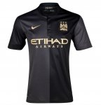 13-14 Manchester City Away Black Kit(Shirt+Shorts)