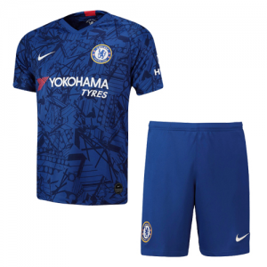 19-20 Chelsea Home Blue Soccer Jerseys Kit(Shirt+Short)