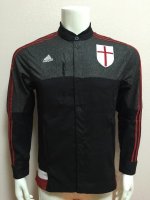 AC Milan Anthem Black Jacket 2015-16
