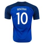 France Home Soccer Jersey 2016 BENZEMA #10