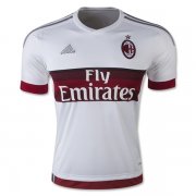AC Milan Away Soccer Jersey White 15/16