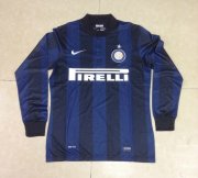 13-14 Inter Milan Home Long Sleeve Soccer Jersey Shirt