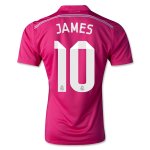Real Madrid 14/15 JAMES #10 Away Soccer Jersey