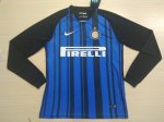 Inter Milan Home Soccer Jersey LS 2017/18
