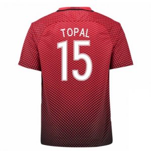 Turkey Home Soccer Jersey 2016 15 Topal