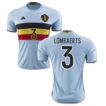 Belgium Away Soccer Jersey 2016 Lombaerts 3