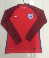England Away Soccer Jersey 2016 Euro LS