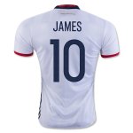 Colombia Home Soccer Jersey 2016 JAMES 10