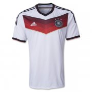 2014 World Cup Germany Home White Soccer Jersey Shirt