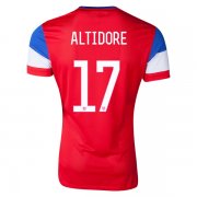 2014 USA #17 ALTIDORE Away Soccer Jersey Shirt