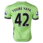 Manchester City Third Soccer Jersey 2015-16 TOURE YAYA #42