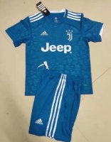 Children Juventus Third Away Soccer Suits 2019/20 Shirt and Shorts