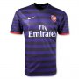12/13 Arsenal #52 Bendtner Away Soccer Jersey Shirt