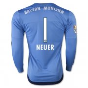 Bayern Munich Goalkeeper Soccer Jersey 2015-16 Home NEUER #1
