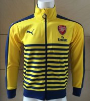 Arsenal Soccer Jacket Yellow-Navy 2015-16