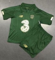 Children Ireland Home Soccer Suits 2020 EURO Shirt and Shorts