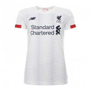 19-20 Liverpool Away White Women\'s Jerseys Shirt