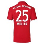 Bayern Munich Home Soccer Jersey 2016-17 25 MULLER