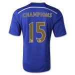 Chelsea Home Champions Soccer Jersey 2014-15