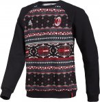 13-14 AC Milan Black Pattern Sweatshirt