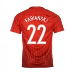 Poland Away Soccer Jersey 2016 22 Fabianski