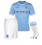 13-14 Manchester City Home Whole Kit(Shirt+Shorts+Socks)