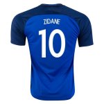 France Home Soccer Jersey 2016 ZIDANE #10
