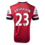 13/14 Arsenal #23 Arshavin Home Red Soccer Jersey Shirt