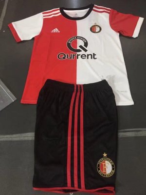 Kids Feyenoord Home Soccer Kit 2017/18 (Shirt+Shorts)