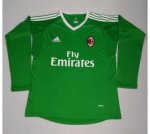 AC Milan Goalkeeper Soccer Jersey LS Green 2017/18