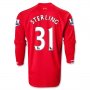 13-14 Liverpool #31 STERLING Home Long Sleeve Jersey Shirt