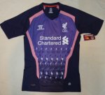 13-14 Liverpool Away Goalkeeper Purple Soccer Jersey Shirt