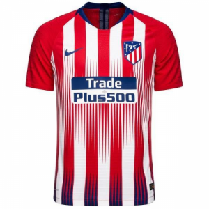 Player Version 18-19 Atletico Madrid Home Soccer Jersey Shir
